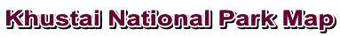 Khustai National Park Map